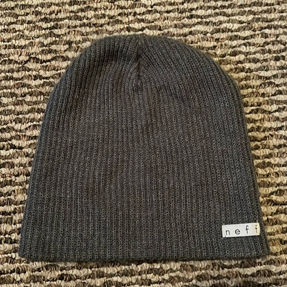 Gray Neff Beanie - Picture 1 of 3
